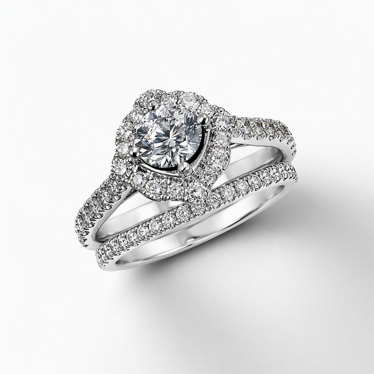 Wedding Set - Stone Tightening