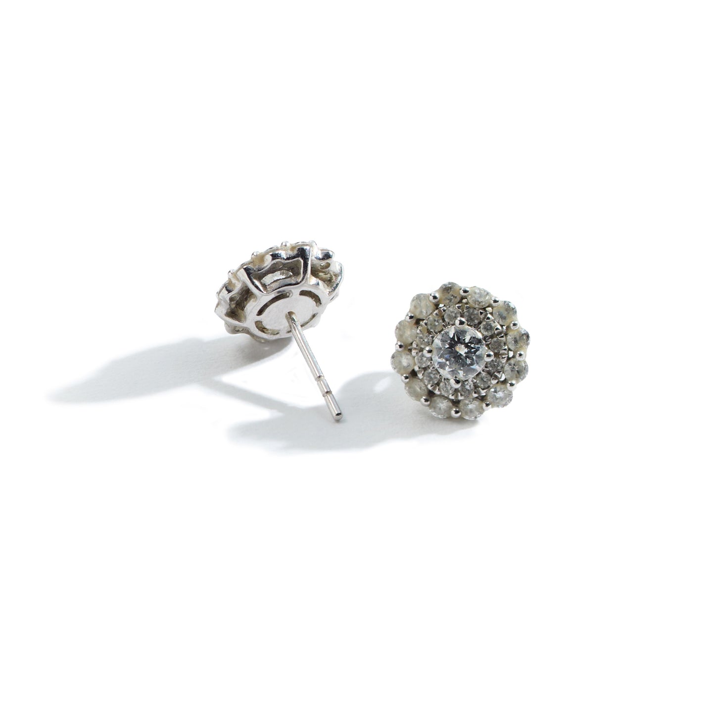 Tarnished and dirty pair of earrings