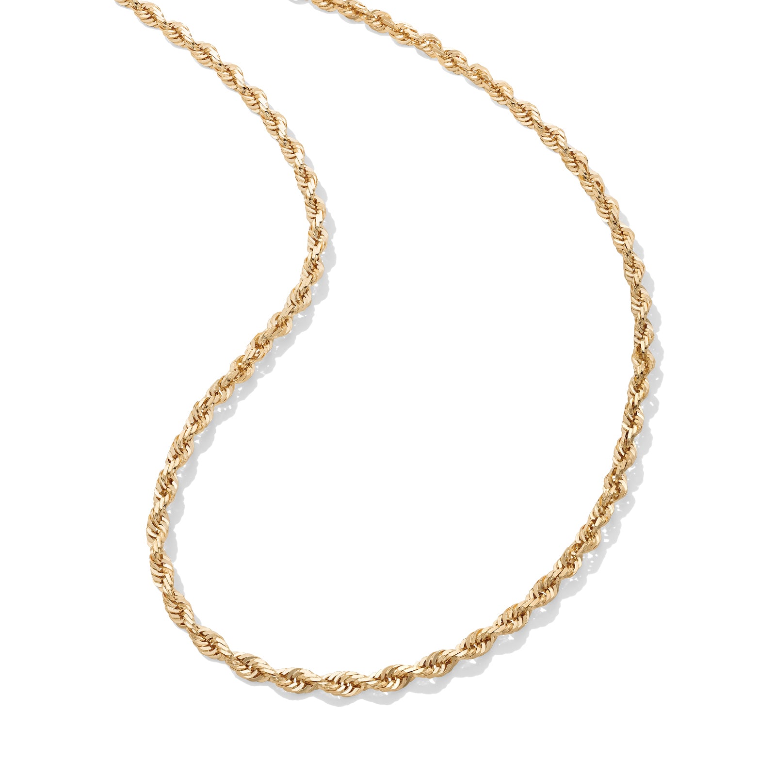 Glitter Rope Chain Necklace