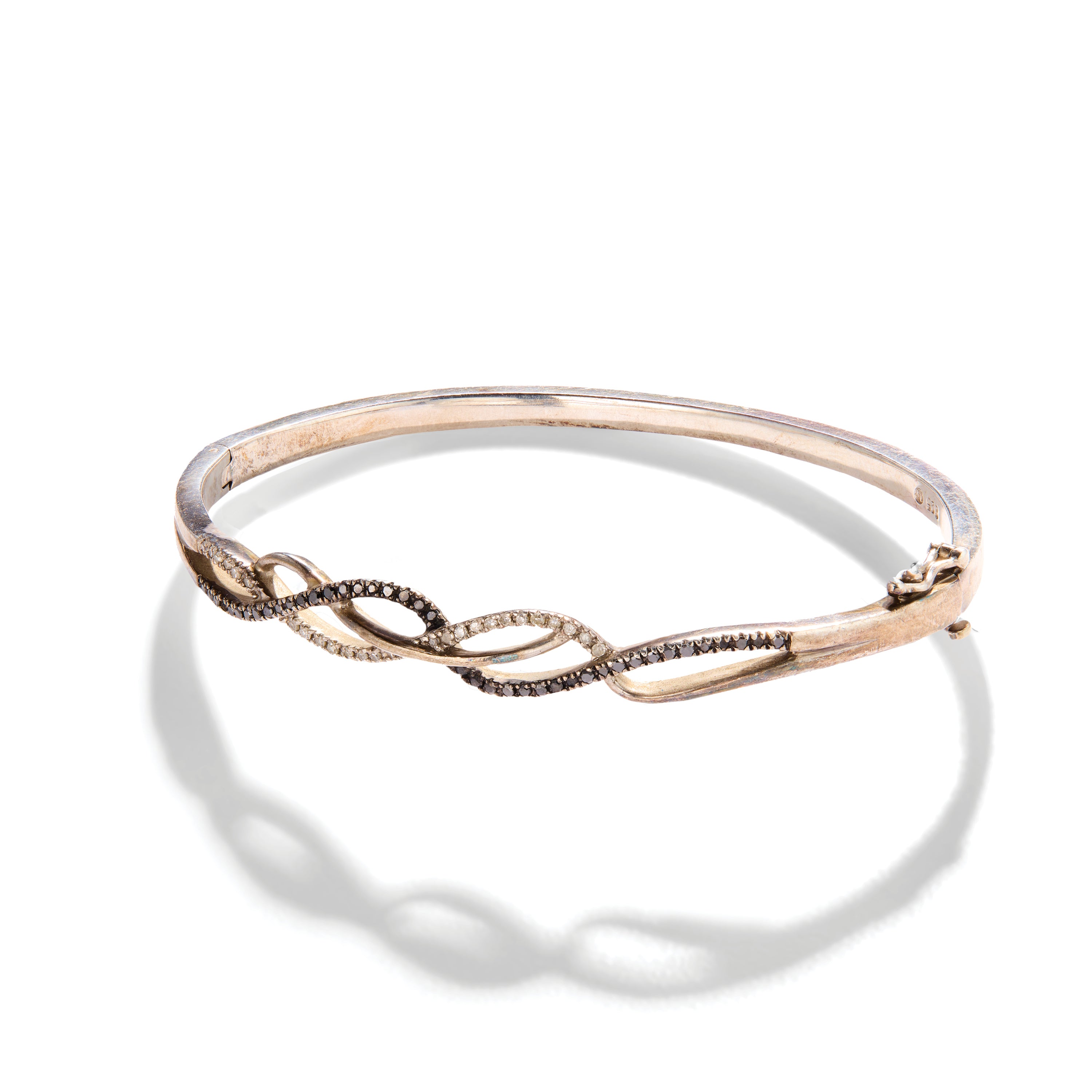 Tarnished hinge bracelet